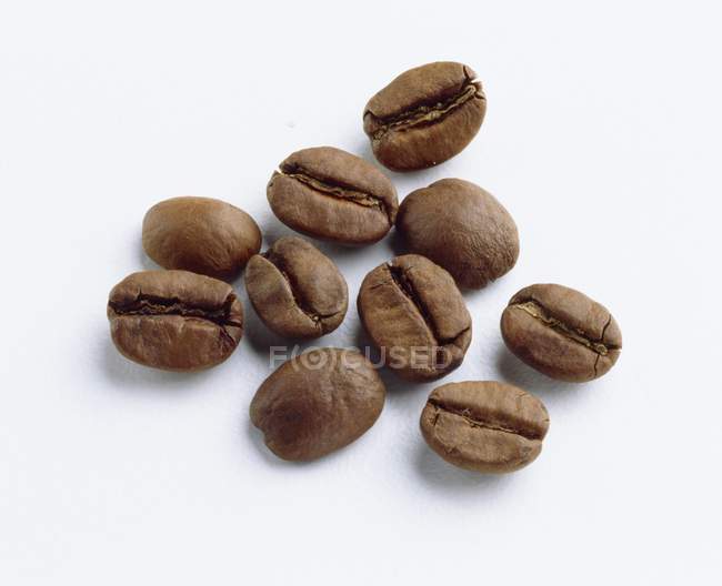 Granos de café frescos - foto de stock