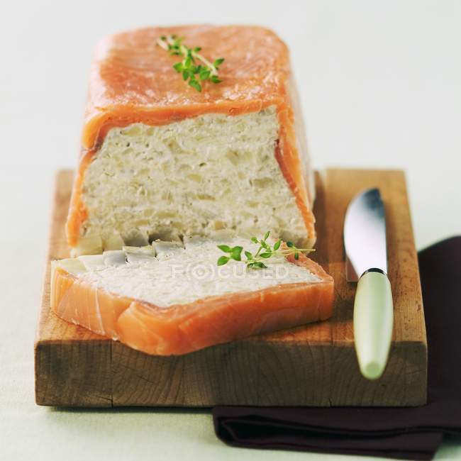 Terrine d'artichaut au saumon — Photo de stock