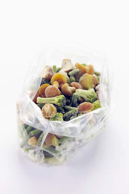 Mixed frozen vegetables — Stock Photo