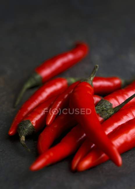 Whole red chillies — Stock Photo