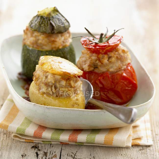 Small stuffed vegetables — Stock Photo