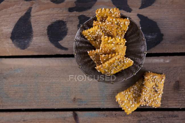 Cracker di patate dolci — Foto stock