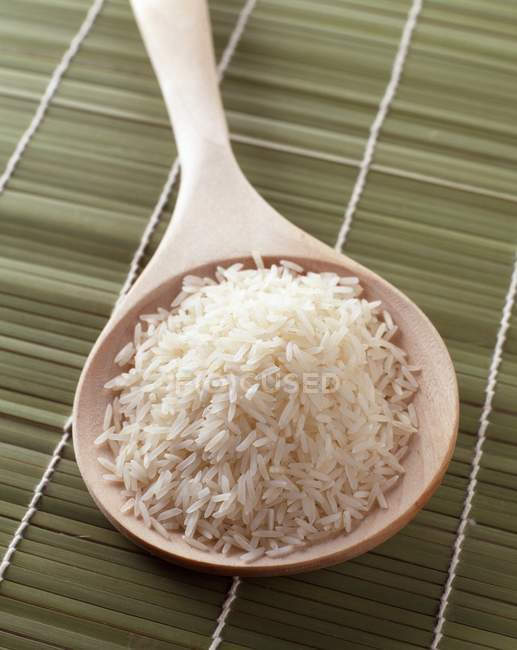 Uncooked basmati rice — Stock Photo