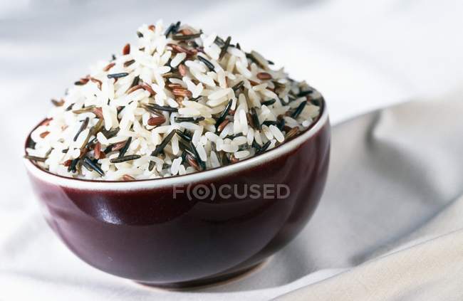 Gemischt gekochter Reis — Stockfoto