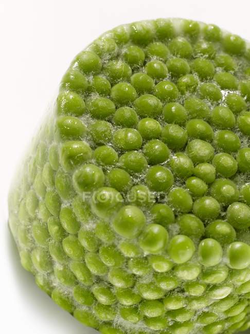 Grüne gefrorene Erbsen — Stockfoto