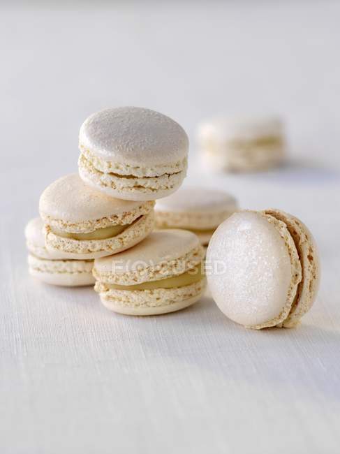 Macaroons de trufa branca — Fotografia de Stock