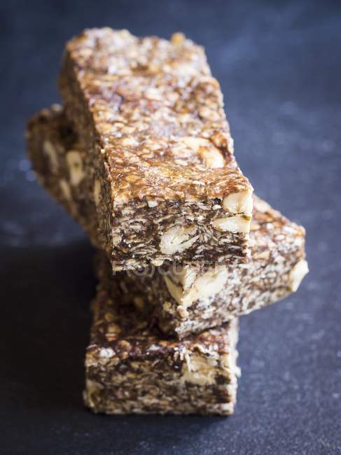 Barras de proteína granola — Fotografia de Stock