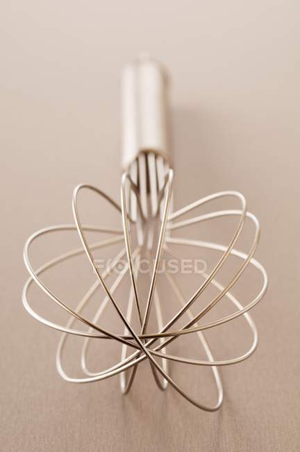 Hand Whisk on the table — Stock Photo