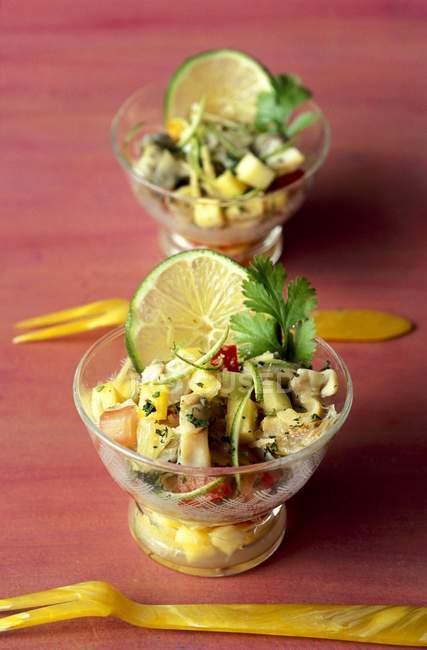 Salade d'escargot de mer — Photo de stock