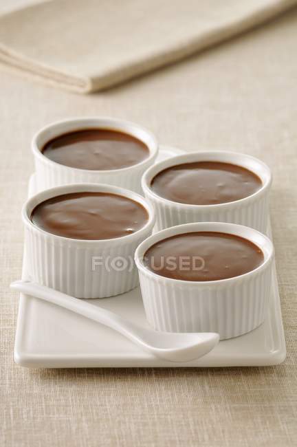 Coffee cream desserts — Stock Photo