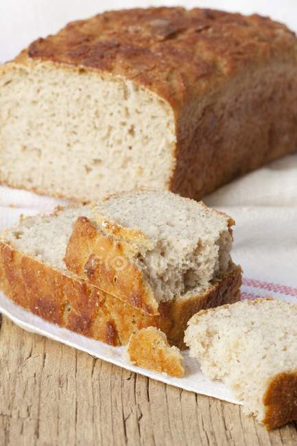 Quinoa bread sliced — Stock Photo
