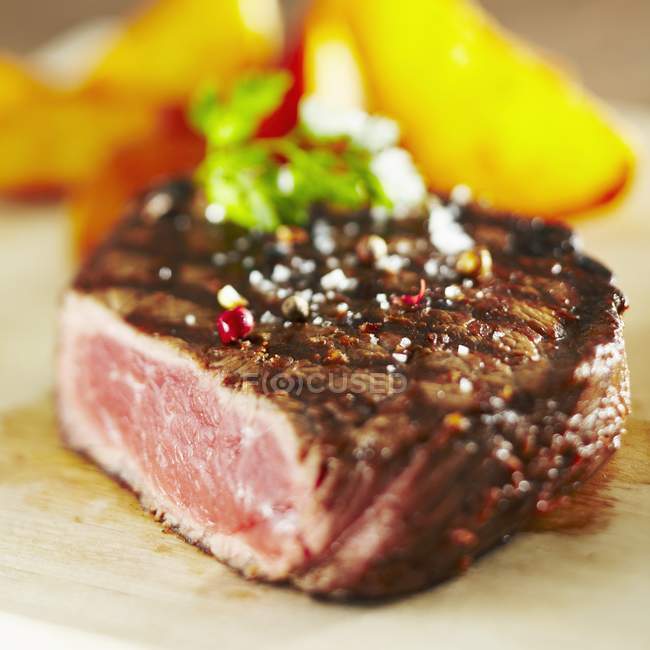 Grilled beef steak — Stock Photo