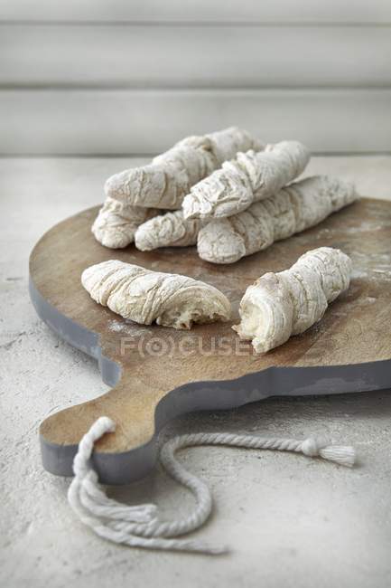 Homemade mini baguettes — Stock Photo