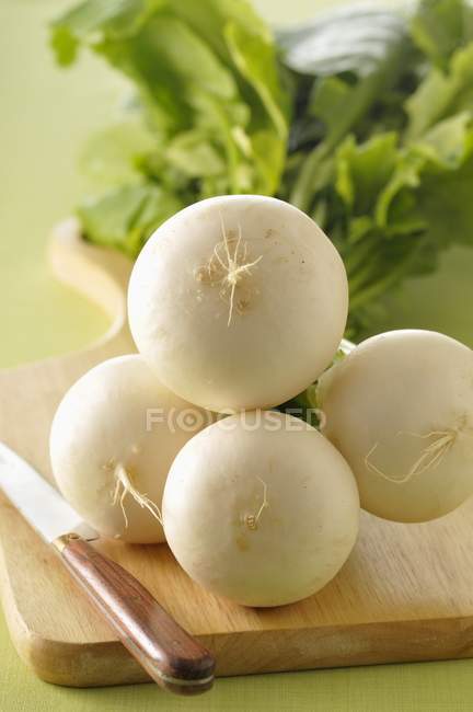 Fresh ripe Turnips — Stock Photo