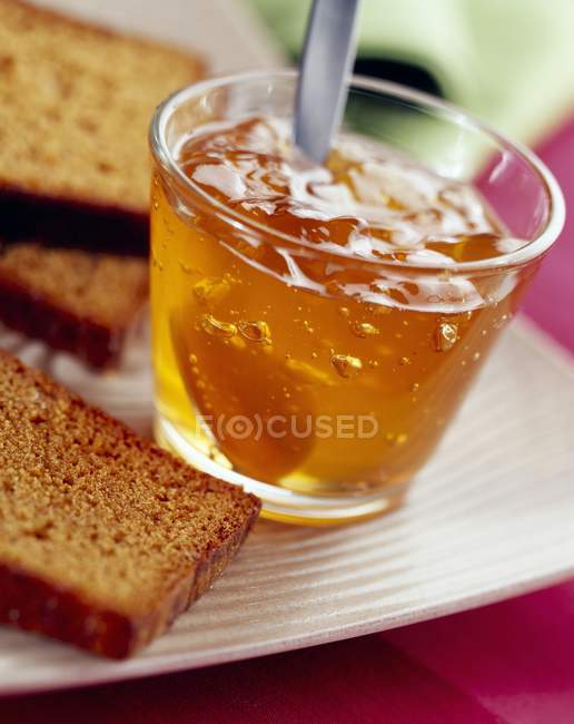 Peppered quince jelly — Stock Photo