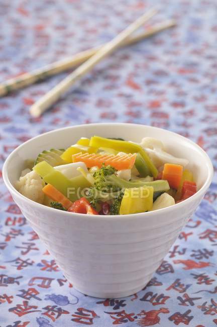 Kotelettiertes Gemüse — Stockfoto