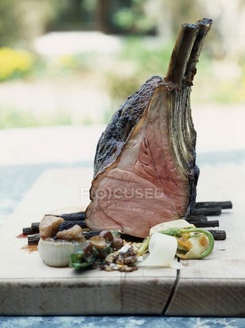 Roast lamb chops — Stock Photo