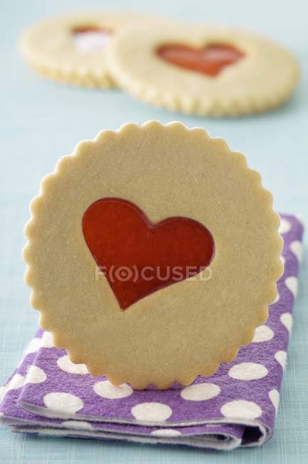 Homemade Jam cookie — Stock Photo