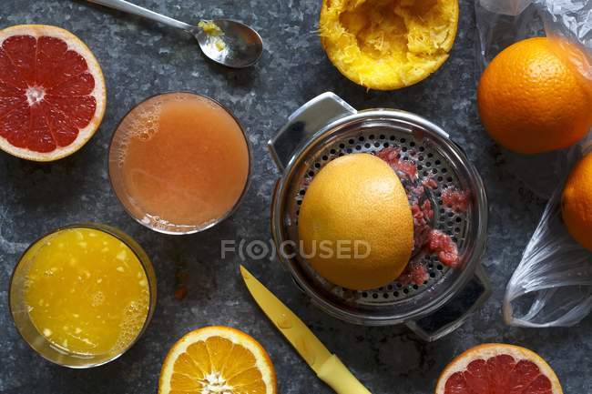 Цитрусові фрукти екстрактор — стокове фото