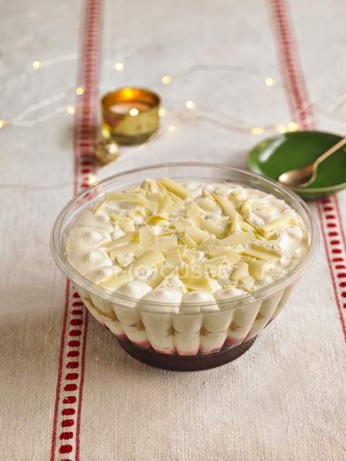 Winterberry Trifle Dessert — Stock Photo