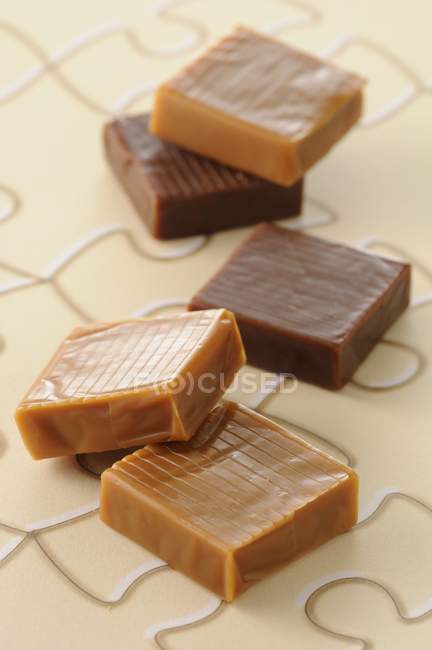 Salted butter fudge — Stock Photo