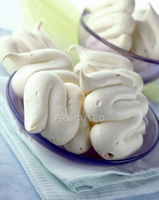 Sweet and fresh meringues — Stock Photo