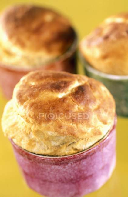 Cheese souffls in cases — Stock Photo