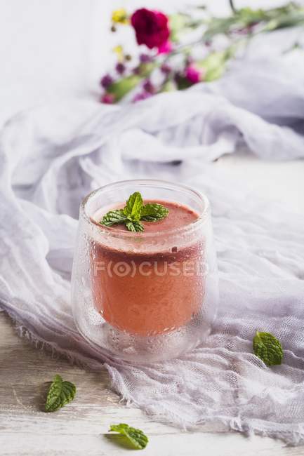Succo di anguria in vetro — Foto stock