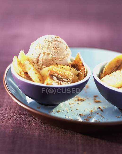 Cuillère de crème glacée — Photo de stock
