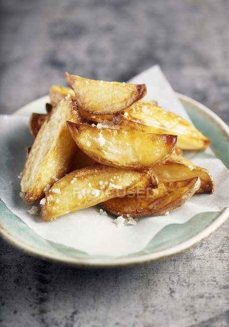 Chips cooked in duck fat — Stock Photo