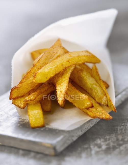 Домашняя картошка фри — стоковое фото