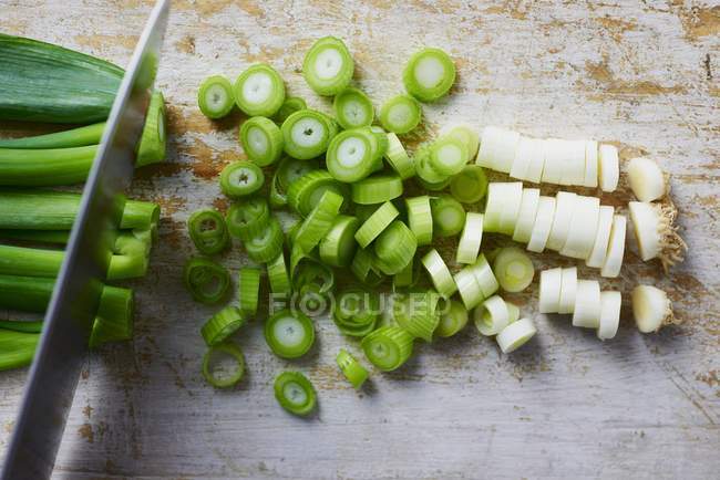 Fresh spring onio — Stock Photo