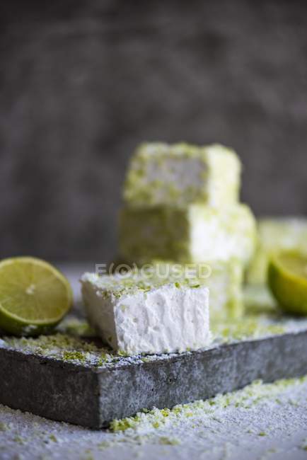Marshmallow Zucchero di Lime — Foto stock