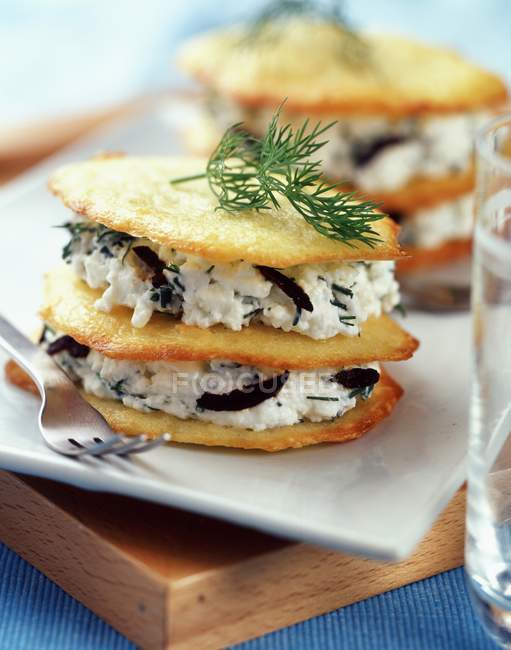 Biscuits au fromage fins — Photo de stock