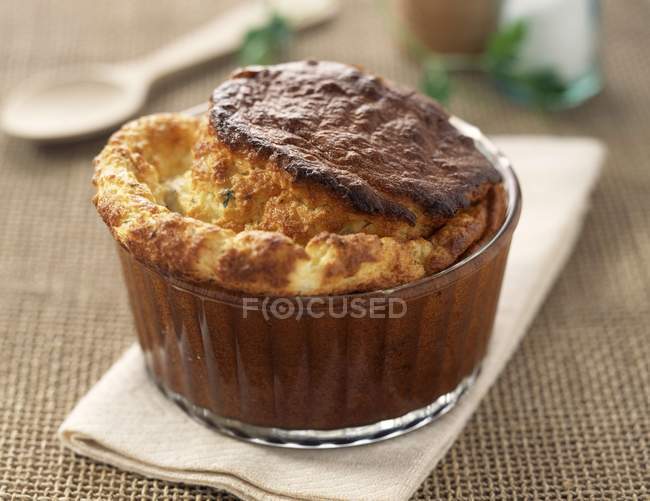 Goat's cheese and souffle — Stock Photo
