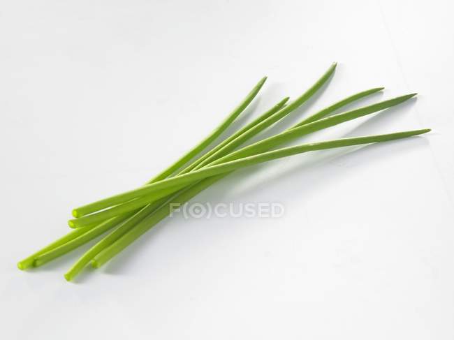 Chives verdes frescas - foto de stock