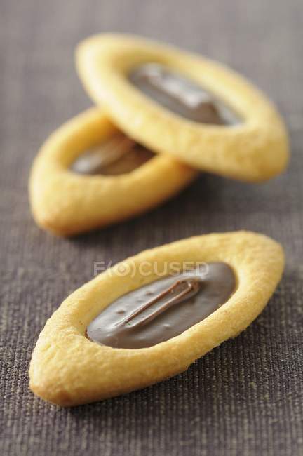 Boat-shaped biscuits — Stock Photo