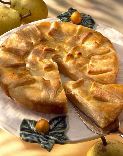 Homemade Pear pie — Stock Photo