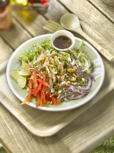 Salada de estilo tailandês — Fotografia de Stock