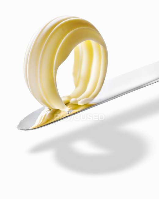 Lockiges Stück Butter — Stockfoto