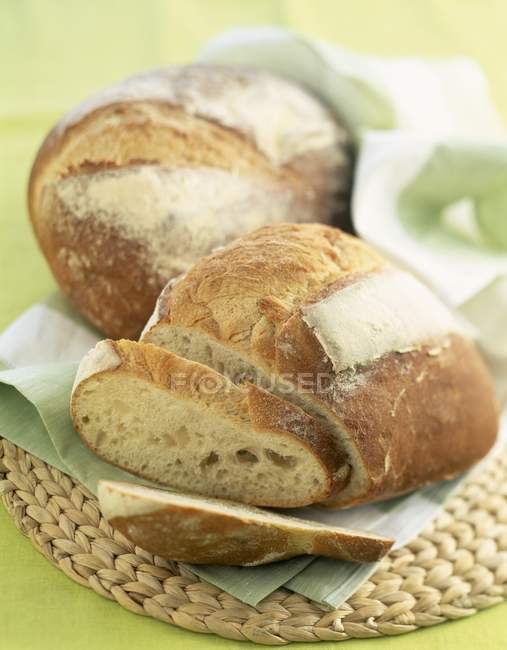 Farmhouse loaf of bread — Stock Photo