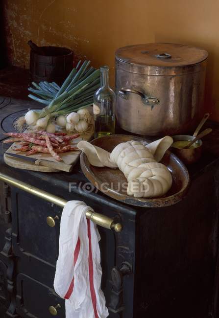 Veal headcheese on plate — Stock Photo