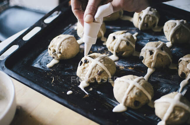 Raw mushroom, homemade, freshly baked, close to make a recipe — Stock Photo