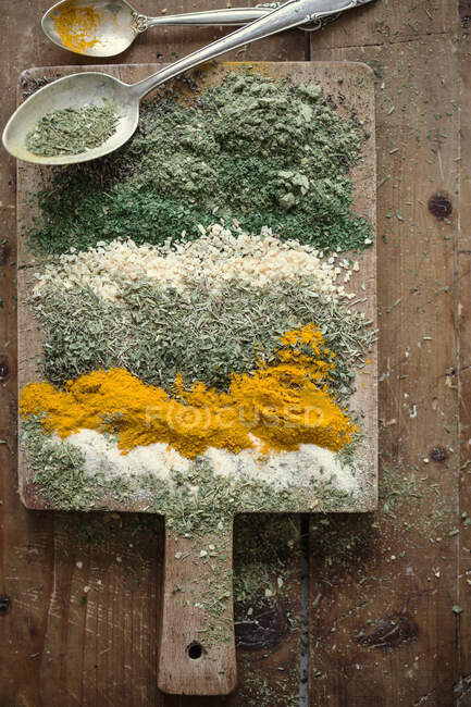 Ingredienti secchi per concentrato di minestra — Foto stock