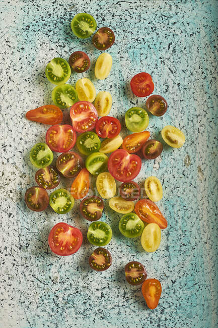 Bodegón de tomates - foto de stock