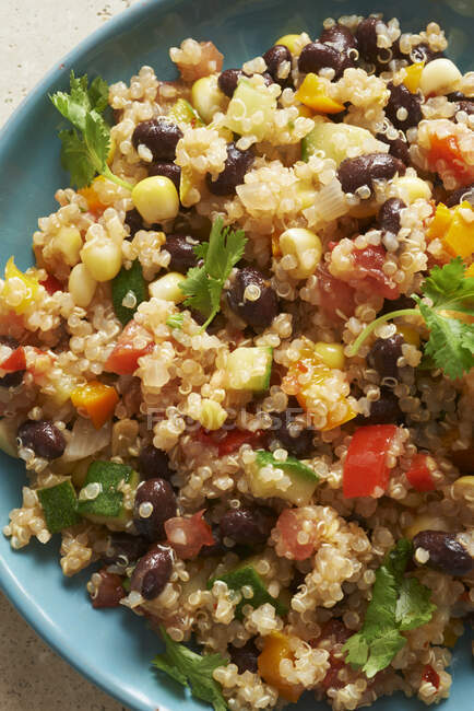 Close-up shot of delicious Quinoa salad — Stock Photo
