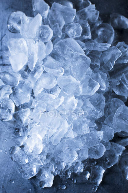 Eiskristalle am Strand — Stockfoto