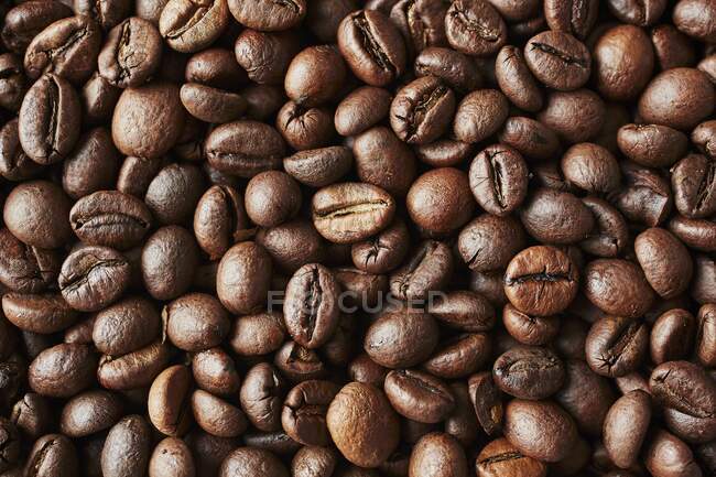 Padrão de grãos de café não moídos — Fotografia de Stock