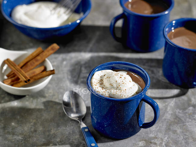 Rumplemayer's Semisweet Hot Chocolate — Stock Photo