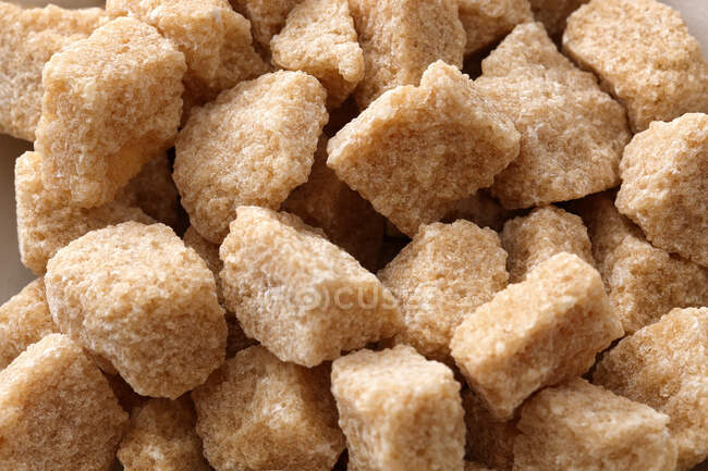 Close-up de delicioso açúcar mascavo (full-frame) — Fotografia de Stock